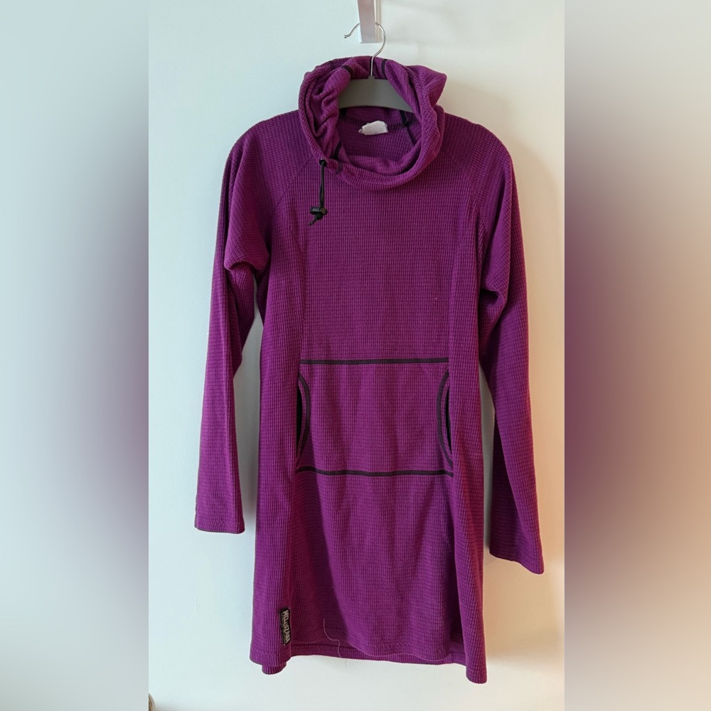 Melanzana Purple Cowl Neck Sweater